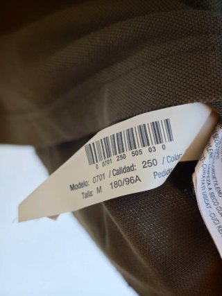 Polo Massimo Dutti verde manga larga