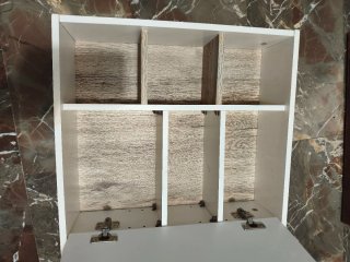 Armario baño con espejo