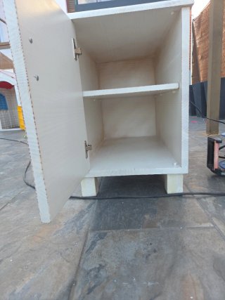 Acuario 55L con luz y mueble madera.