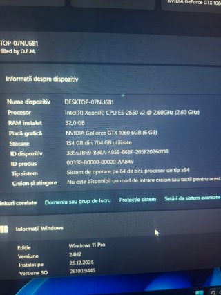 PC Gaming Intel Xeon GTX 1060