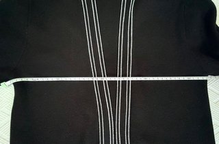Cárdigan largo Zara punto negro