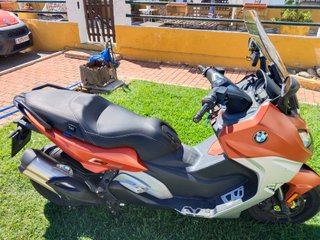 BMW C 650 Sport Naranja/Plata