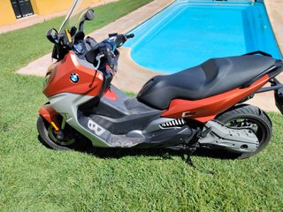 BMW C 650 Sport Naranja/Plata