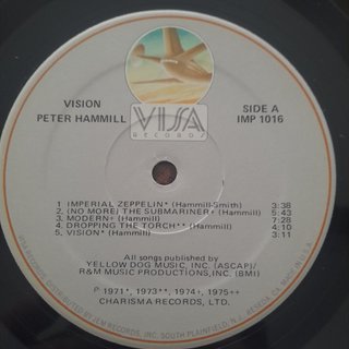 Peter Hammill - Vision - Vinile