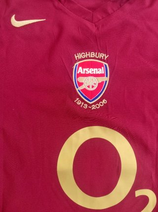 Camiseta Retro Arsenal Highbury 1919-2006