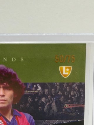 Maradona 50/75 Topps Legends