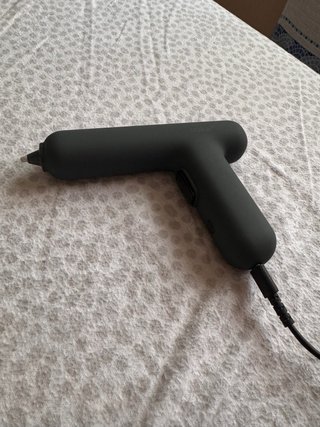 Pistola de Silicona Negra Portatil