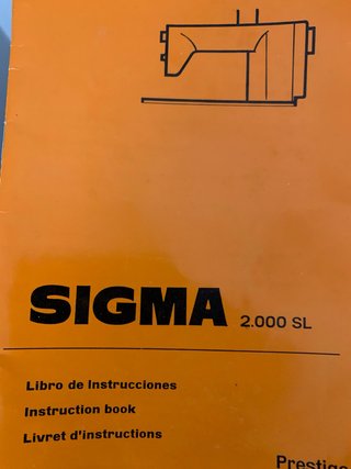 Máquina de coser SIGMA 2.000 SL