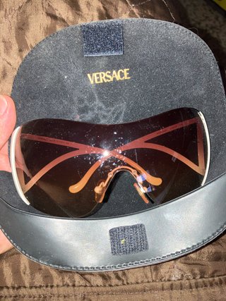 Gafas de sol Versace Vintage Marrón/Dorado