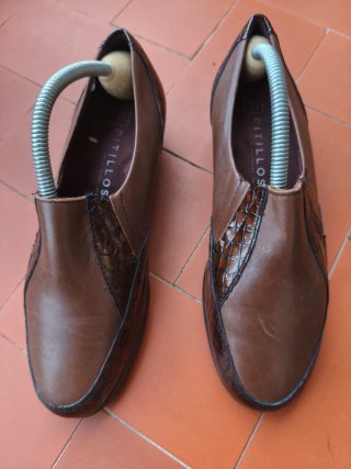Zapatos Pitillos Mujer Marrones