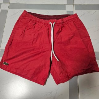 Bañador Lacoste Rojo