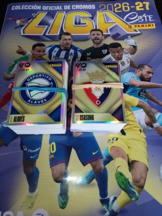 Colección cromos Liga Panini 2026-27
