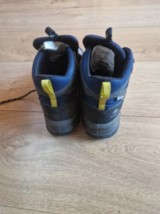 Botas de montaña niño azul/gris