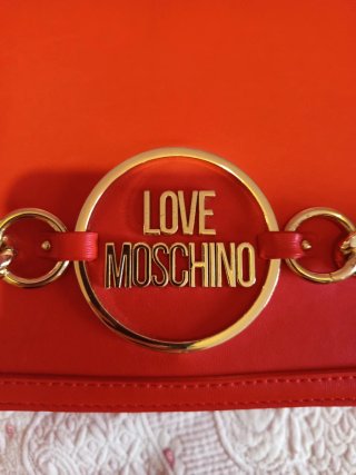 Set Love Moschino Borsa + Portafoglio Rosso