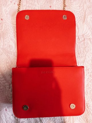 Set Love Moschino Borsa + Portafoglio Rosso
