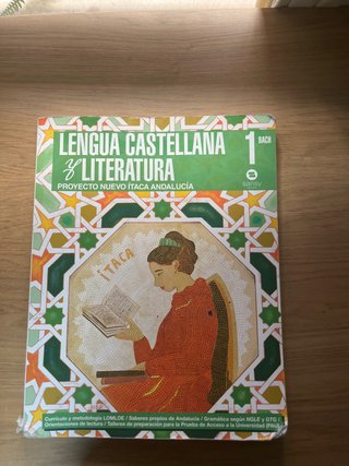 Libro de lengua esquinas poco dañadas
