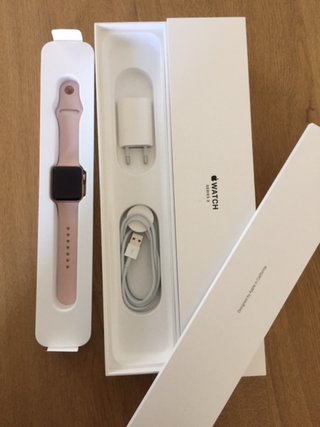 Apple Watch Series 3 GPS Oro 38mm con correa rosa