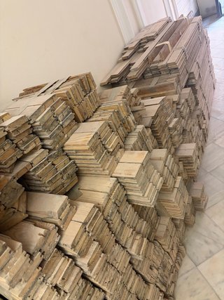 50m2 Tarima Madera Pino Melis Maciza