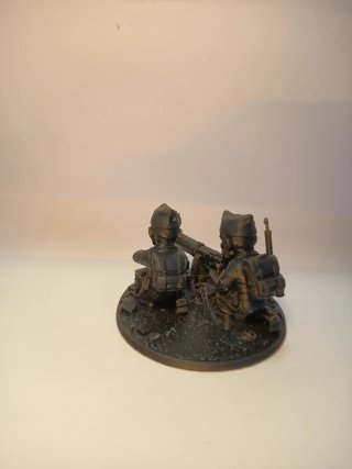 Miniatura Resina Soldados con Ametralladora