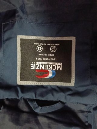 Anorak niño azul McKenzie Talla 12-13