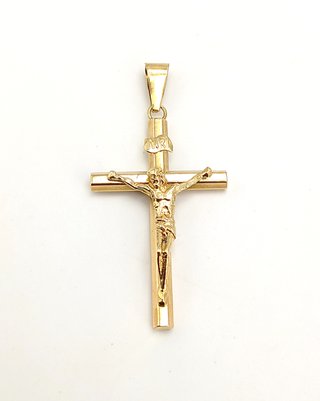 Colgante Cruz de oro de 18k, 1.91 g.