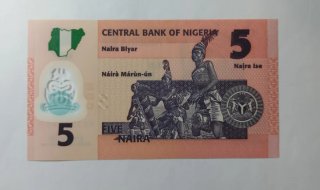 Banconota 5 Naira Nigeria