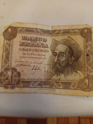 Billete 1 Peseta Banco de España 1951