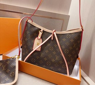 Bolso Louis Vuitton CarryAll PM Marrón/Rojo