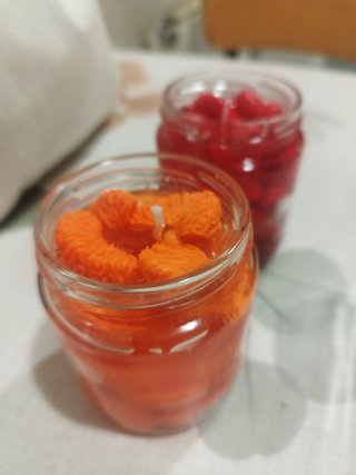 Velas decorativas hechas a mano