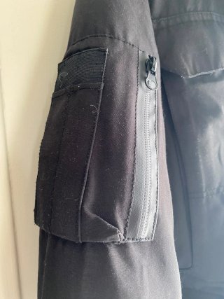 Parka niño negra
