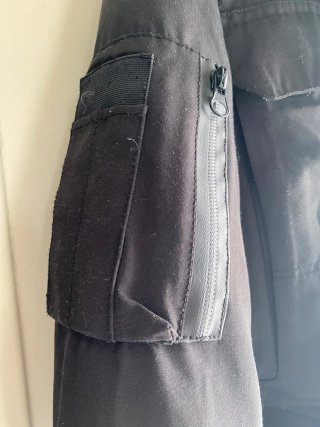 Parka niño negra