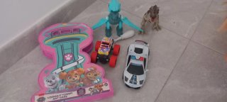 Lote Juguetes: Coche, Dinosaurios y Torre Paw Patr