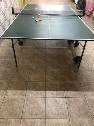 Mesa de ping pong plegable