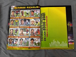 Álbum Cromos Liga 2000-2001 Oficial COMPLETO