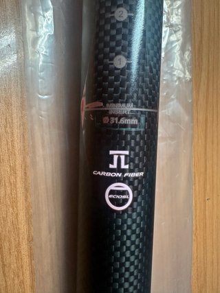 Tija sillín carbono EC10SL MTB 31.6 400mm