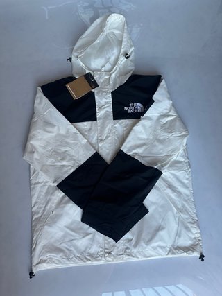 Cortavientos The North Face Blanco y Negro