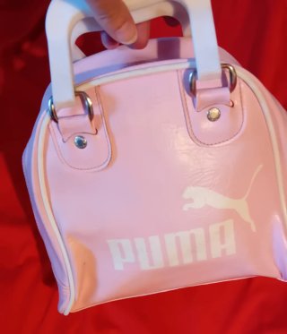 Bolso Puma Rosa y Blanco