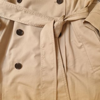 Trench Mango Oversize Beige Khaki Talla XL