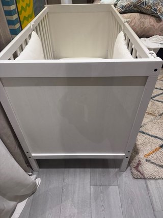 Cuna Ikea Blanca + Colchón y Chichonera