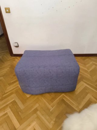 Puff cama azul/gris móvil 642276335
