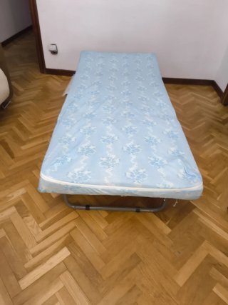 Puff cama azul/gris móvil 642276335
