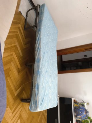 Puff cama azul/gris móvil 642276335