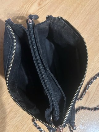 Bolso Negro Zara con Tachuelas