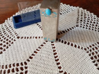 Porta rossetto in argento 800