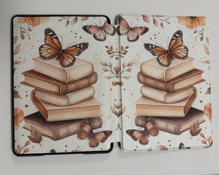 Funda Ebook 6 Mariposas Beige/Marrón