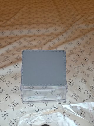 Portacarte BLS grigio con logo dorato