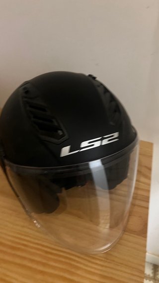 Casco Jet LS2 Negro