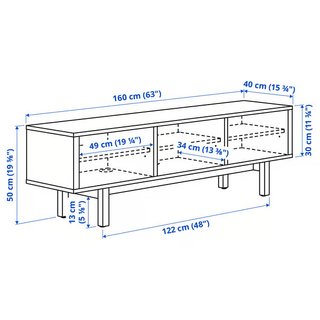 Mueble TV IKEA STOCKHOLM Madera