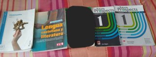 Libros 1°Bachillerato: Matemáticas, Lengua, Ingles