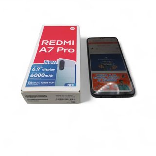 MOVIL REDMI A7 PRO 128GB/4GB NEGRO + CAJA + FUNDA + CARGADOR